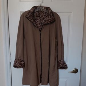 Reversble Stroller Length Coat.Preloved.